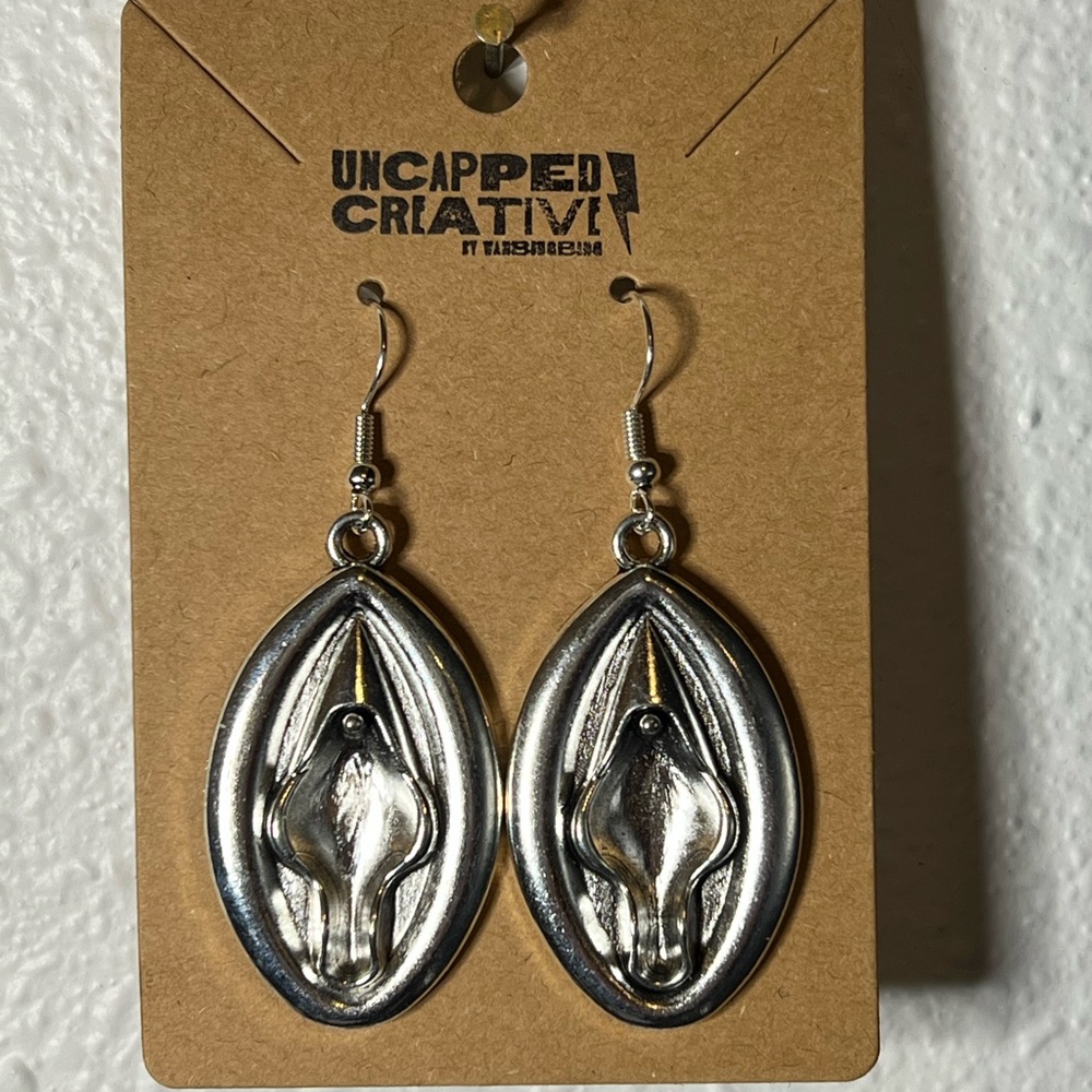Yoni Silver Earrings